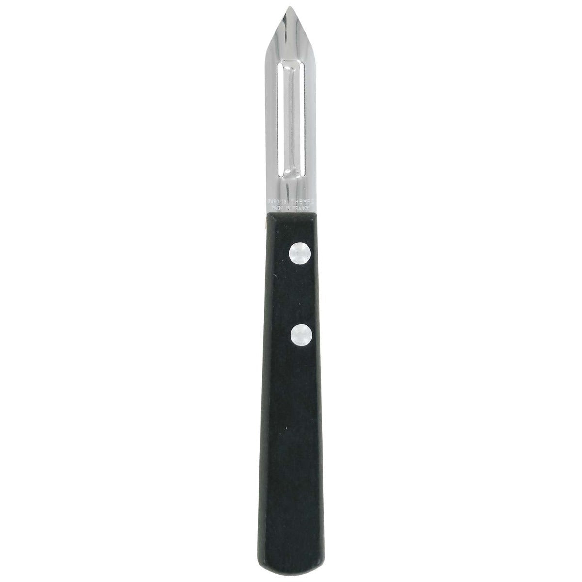 Andre verdier Peeler 6 cm Black Wooden Handle Prepa Culi 131DR.N