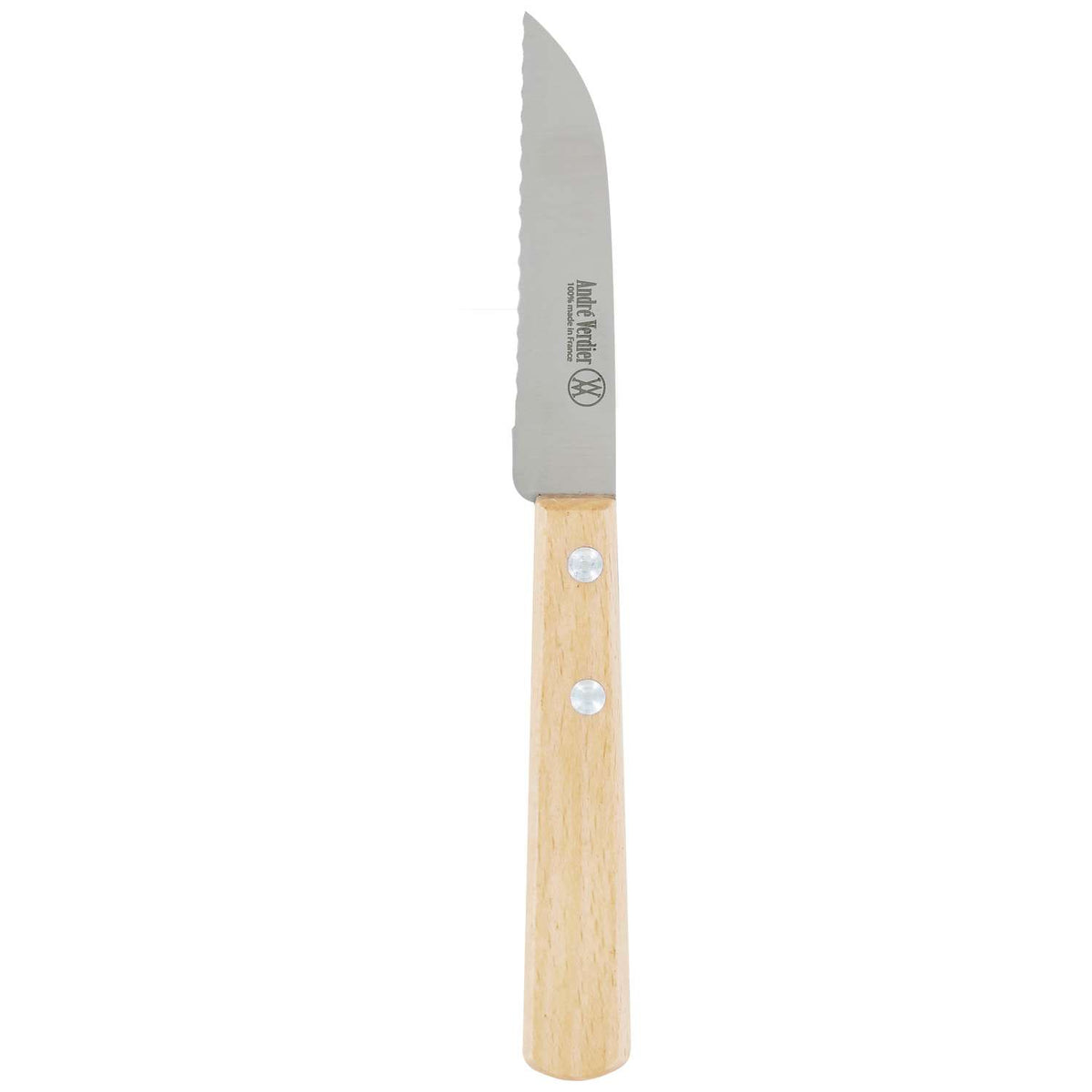 Andre verdier Serrated Paring Knife 8 cm Wooden Handle Prepa Culi