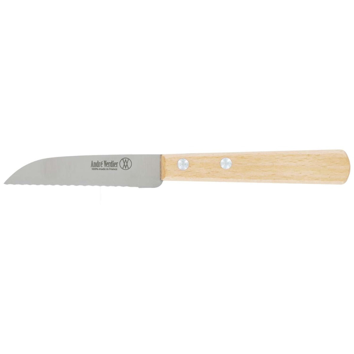 Andre verdier Serrated Paring Knife 8 cm Wooden Handle Prepa Culi