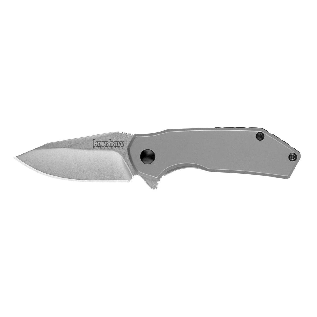 Kershaw Valve Stonewashed Pocket Knife 6 cm Silver Handle 85 gr 1375X