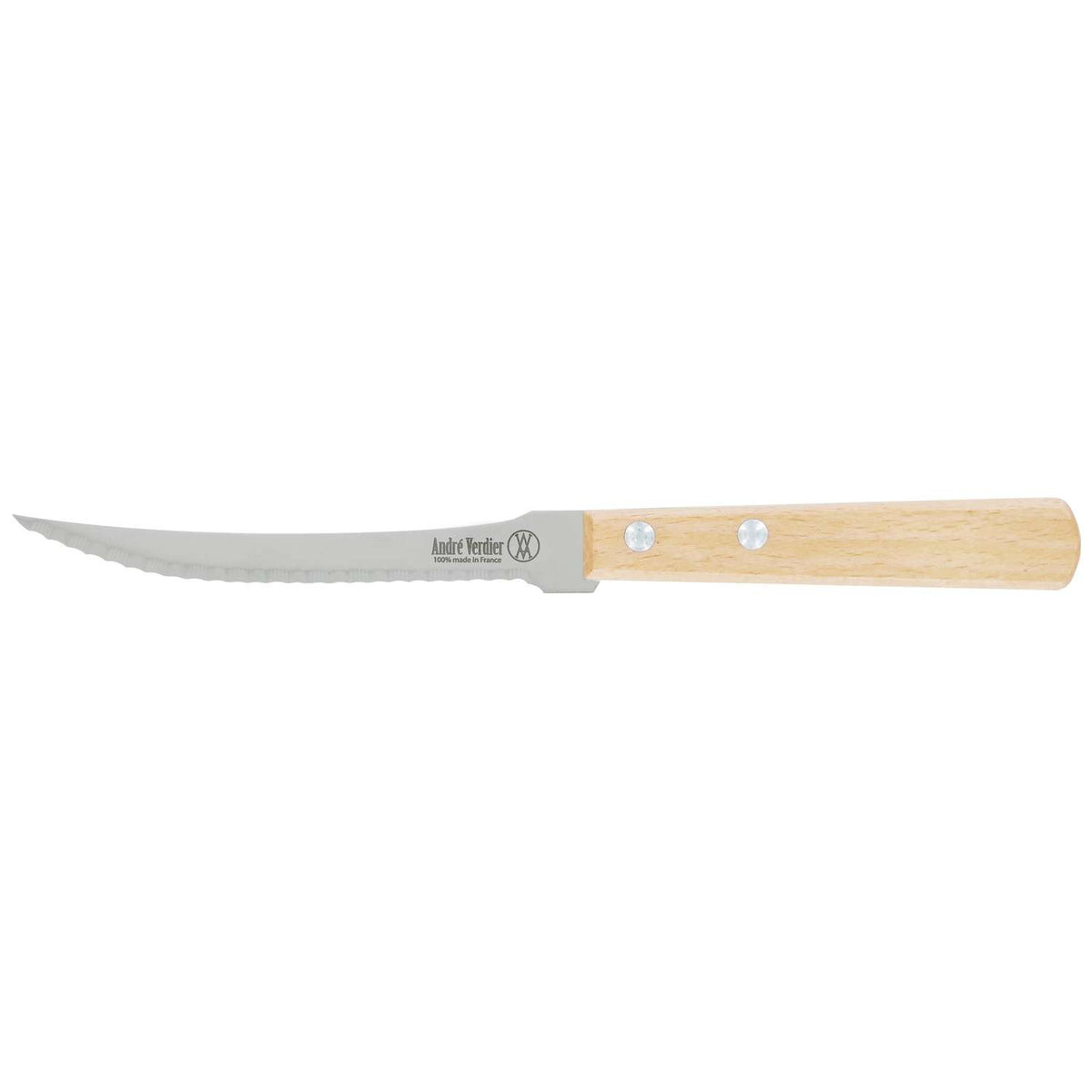 Andre verdier Serrated Tomato Knife 12 cm Wooden Handle Prepa Culi