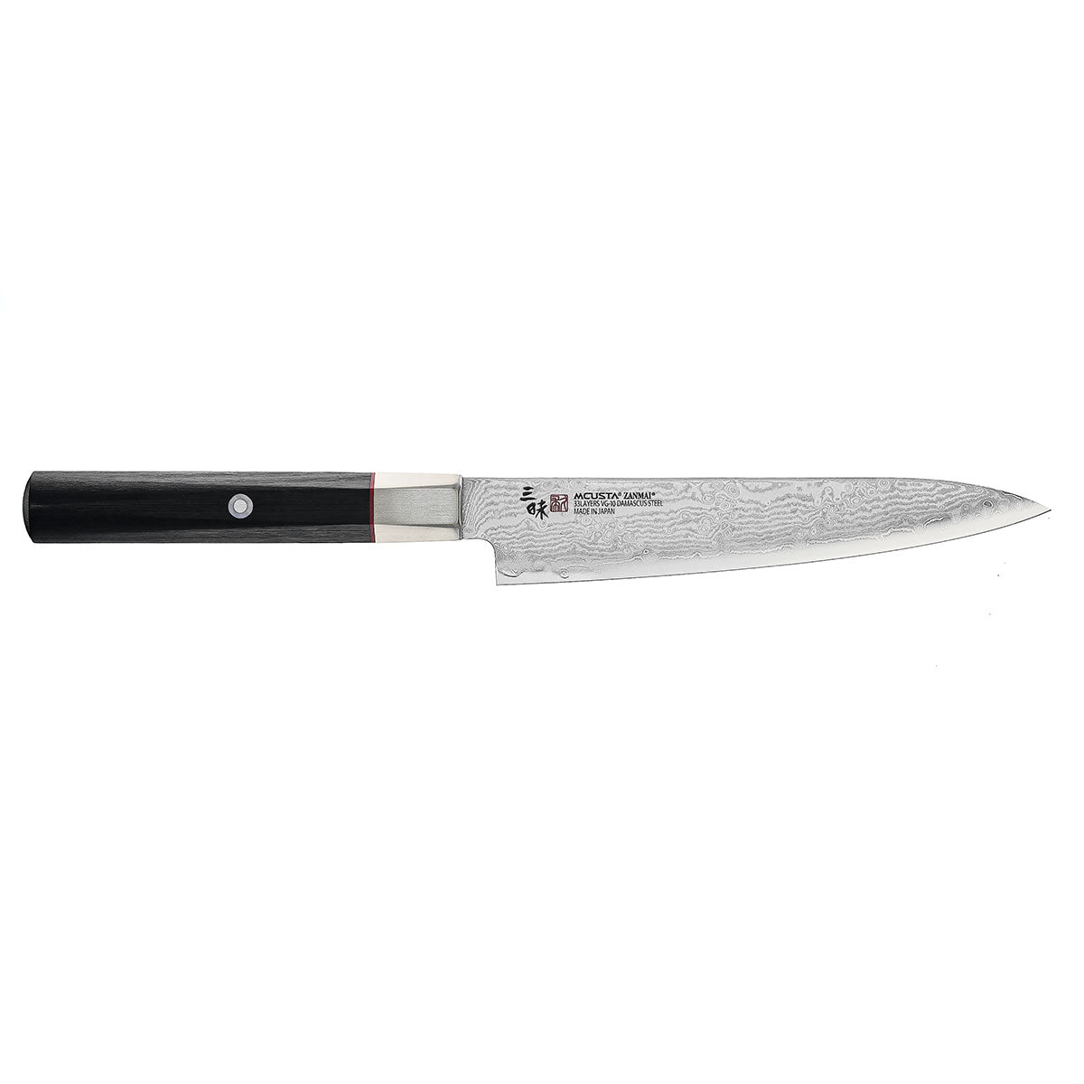 Mcusta zanmai Damascus Utility Knife 15 cm Hybrid Splash HZ2-3002DS
