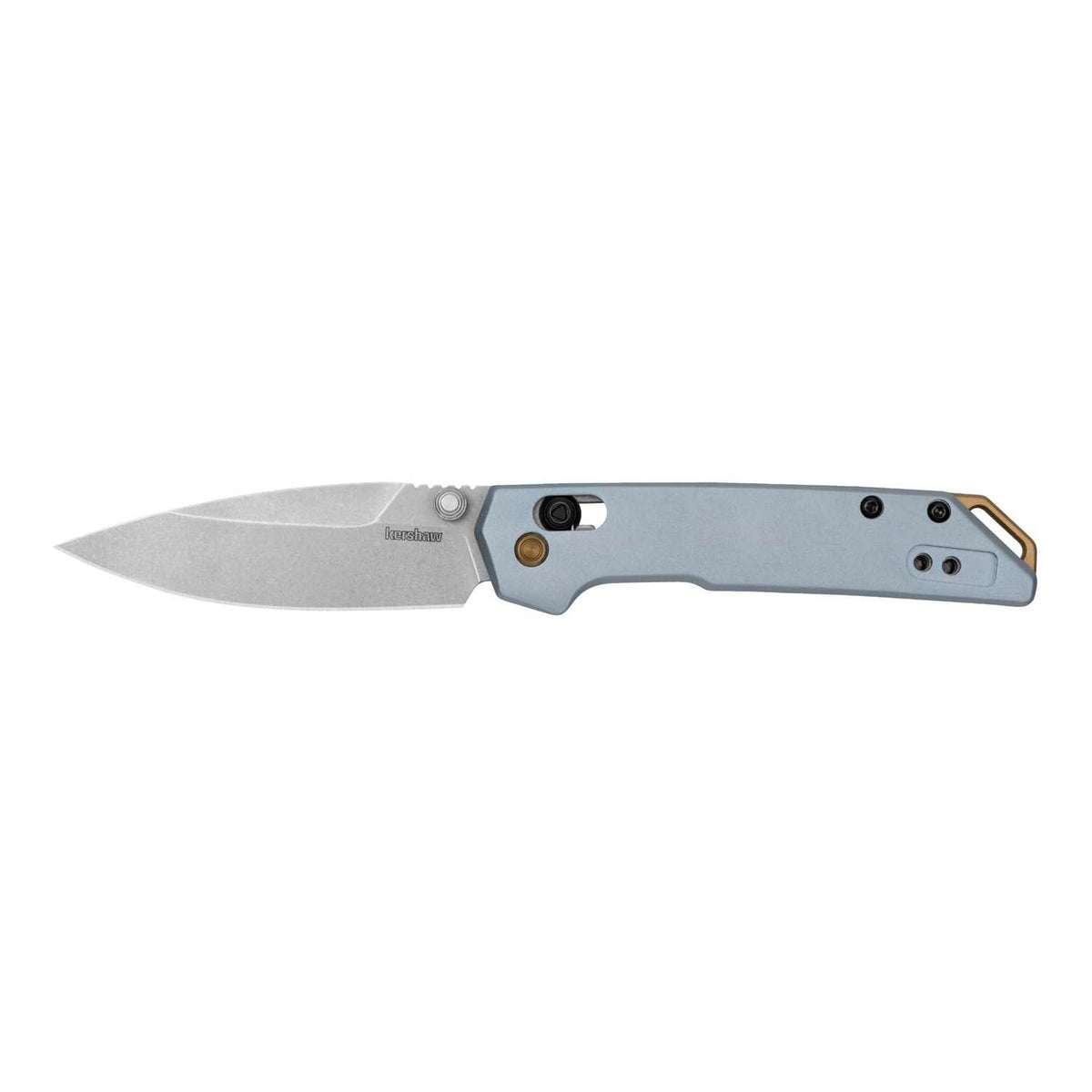 Kershaw Mini Iridium Stonewashed Pocket Knife 8 cm Ice Blue Handle 71 gr 2051