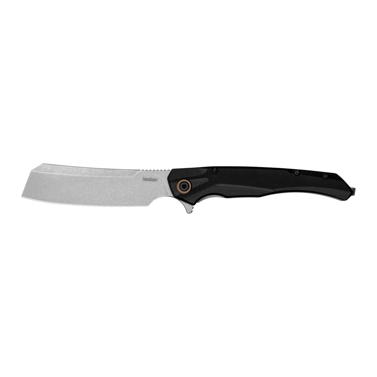 Kershaw Strata Stonewashed Cleaver Pocket Knife 10 cm Black Handle 113 gr 2078