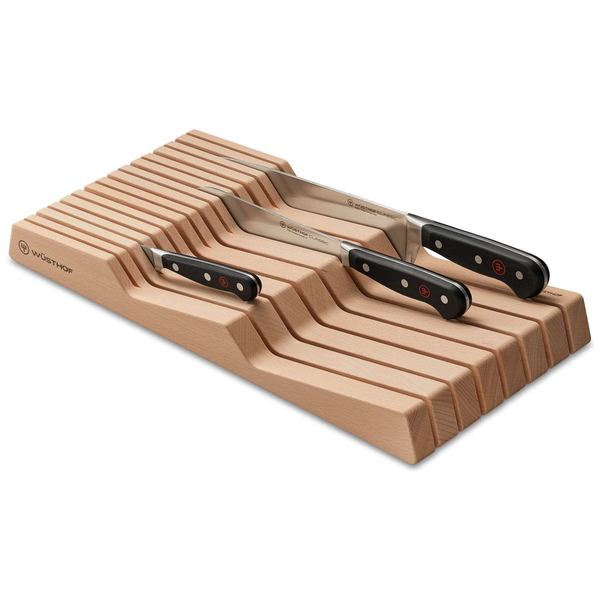 Wusthof Beechwood Knife Organiser Empty 15 Slots 2159621501