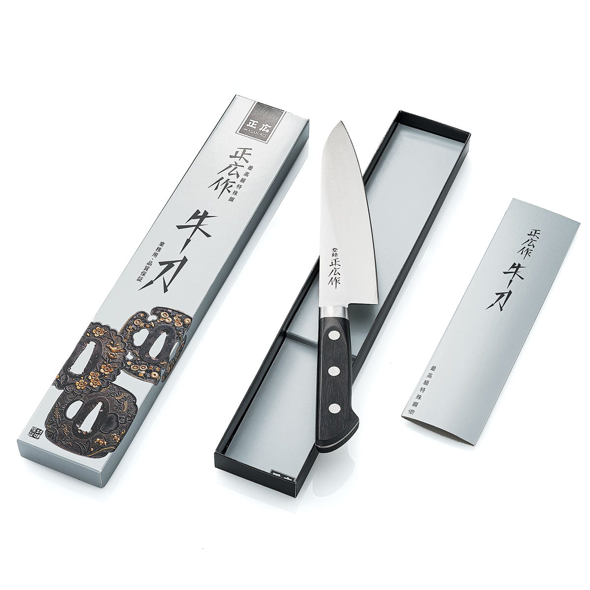 Masahiro Chef's Knife 18 cm Pure Carbon 13010