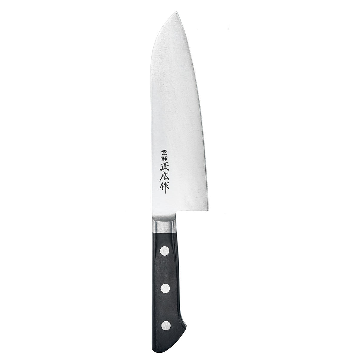 Masahiro Santoku Knife 17.5 cm Pure Carbon 13023