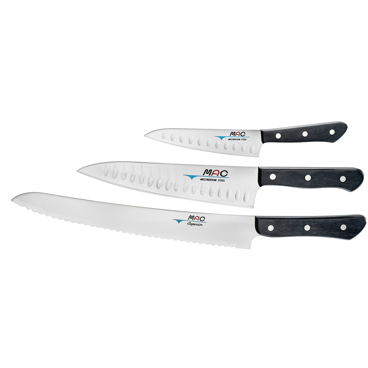 MAC Knives Set 3 pcs In Gift Box Chef Series CHEF-32