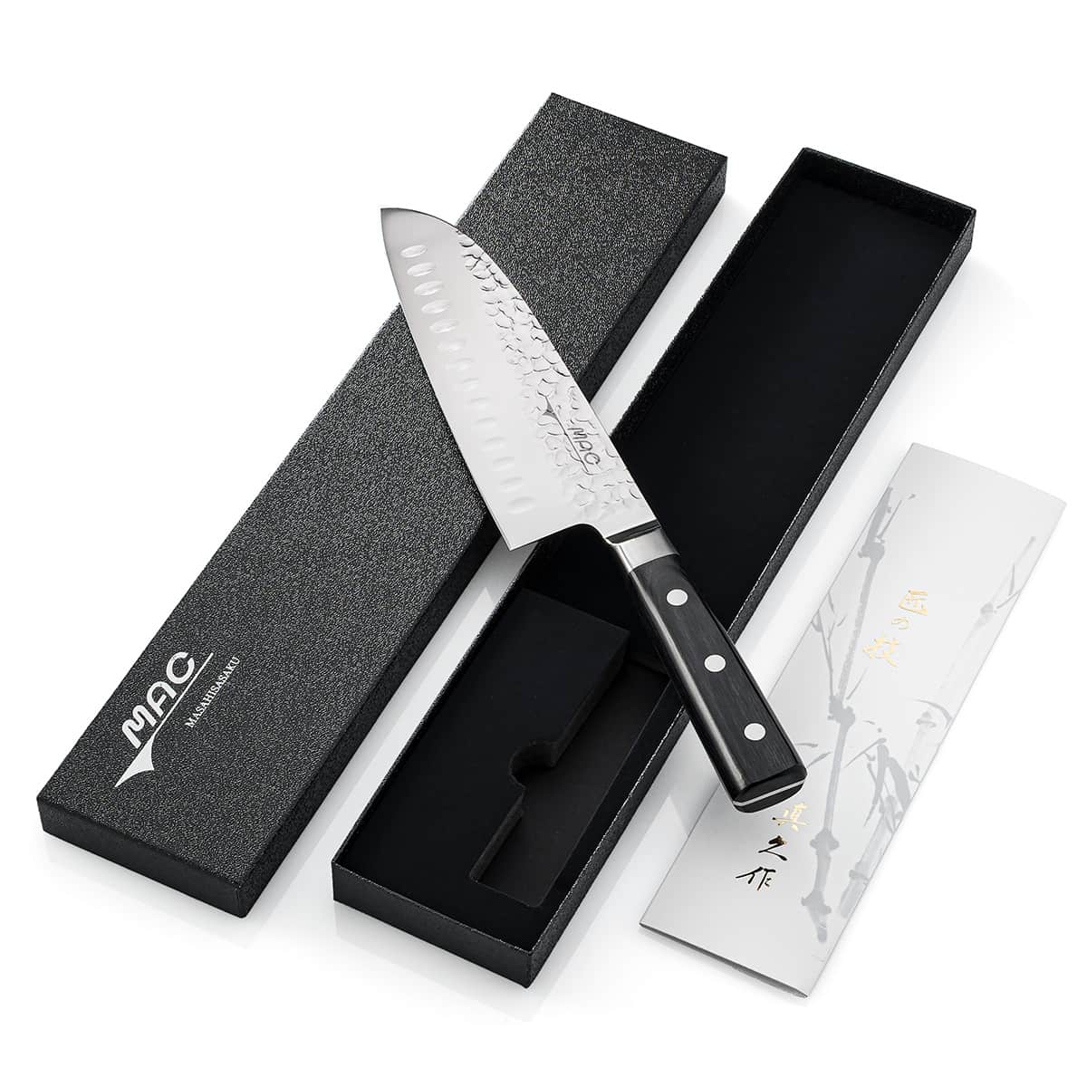 MAC Hollow Edge Santoku Knife 17.5 cm Tsuchime Series HP-SK-175