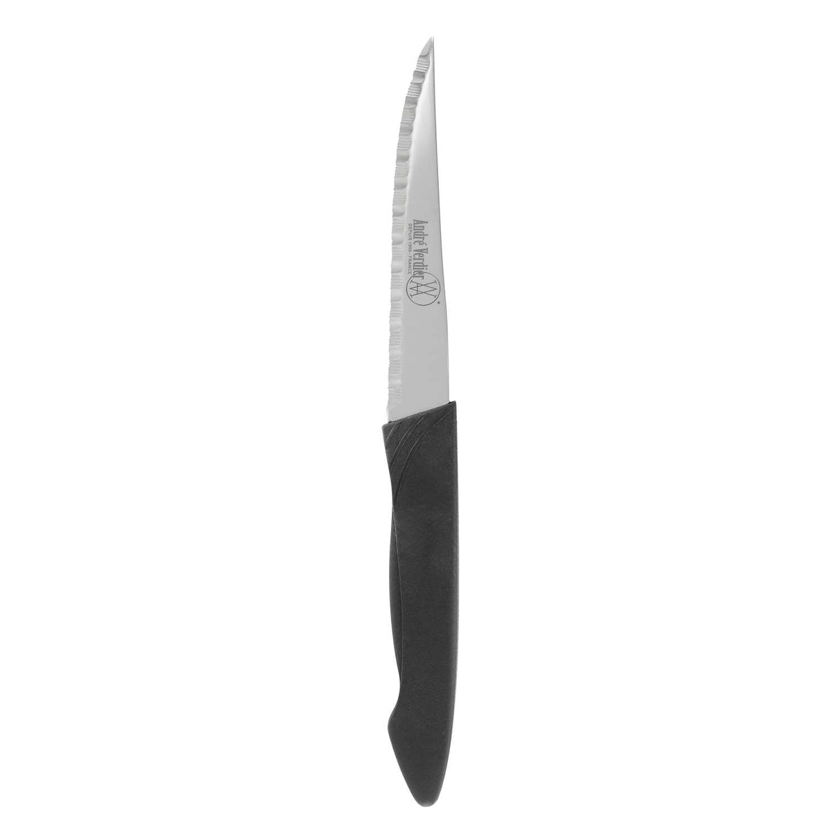 Andre verdier Double Serrated Knife Steak Knife 10.5 cm Black Handle Trios 3057DM