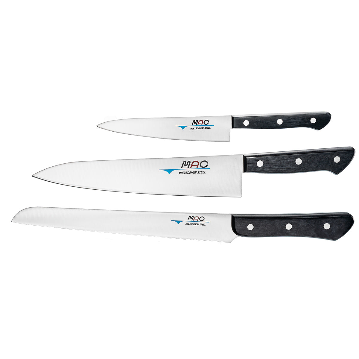 MAC Knives Set 3 pcs In Gift Box Chef Series CHEF-33