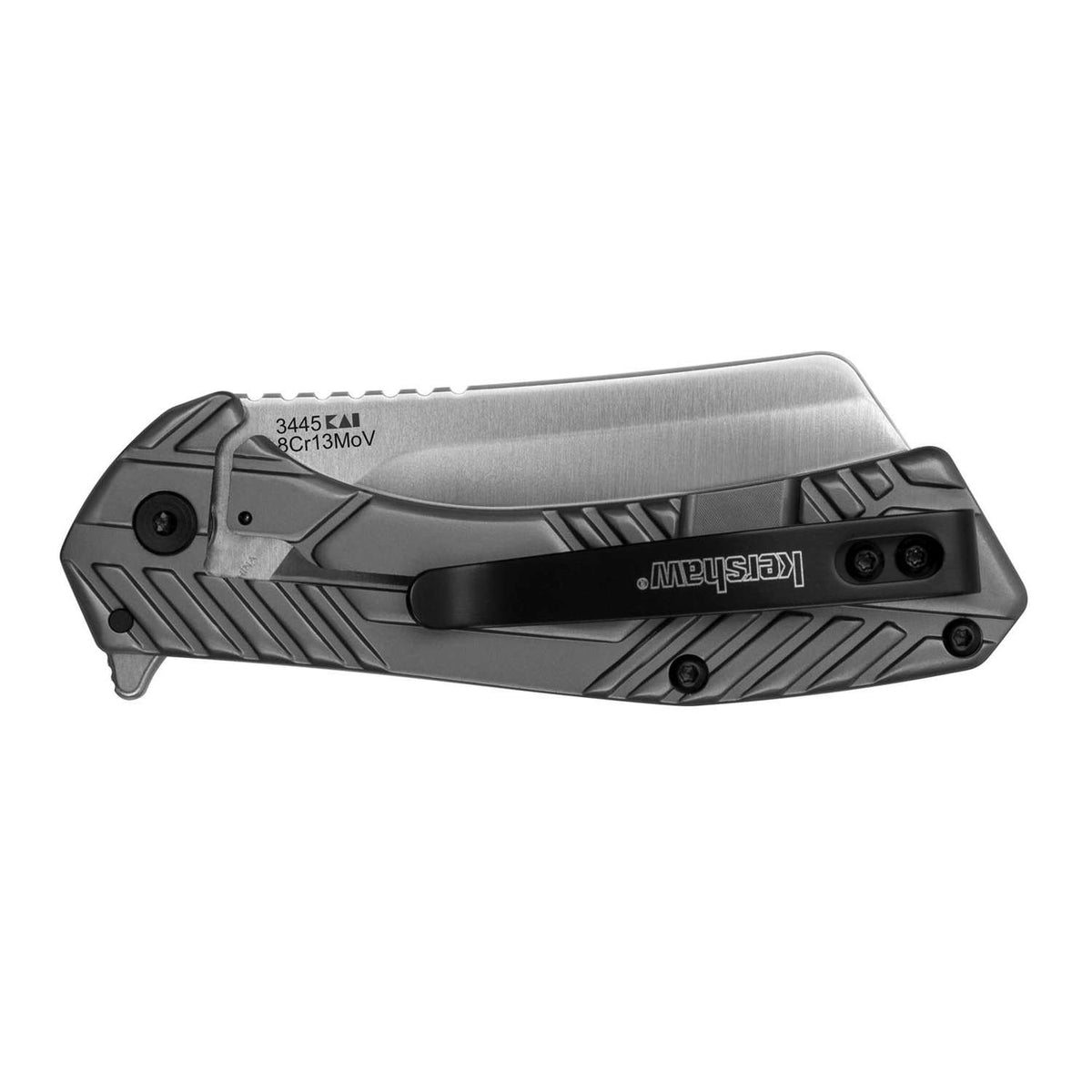 Kershaw Static Satin Finish Pocket Knife 7 cm Grey Handle 113 gr 3445X