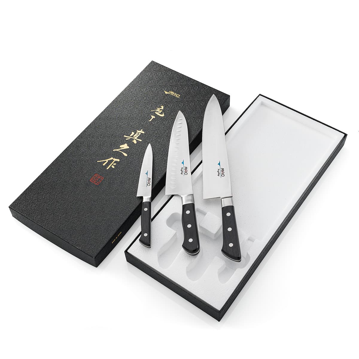 MAC Knives Set 3 pcs In Gift Box Professional Series PRO-32