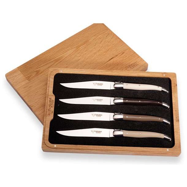 Laguiole en aubrac Steak Knives 12 cm With Corian Handle 6 pcs Set Laguiole en Aubrac 42C99ZRI