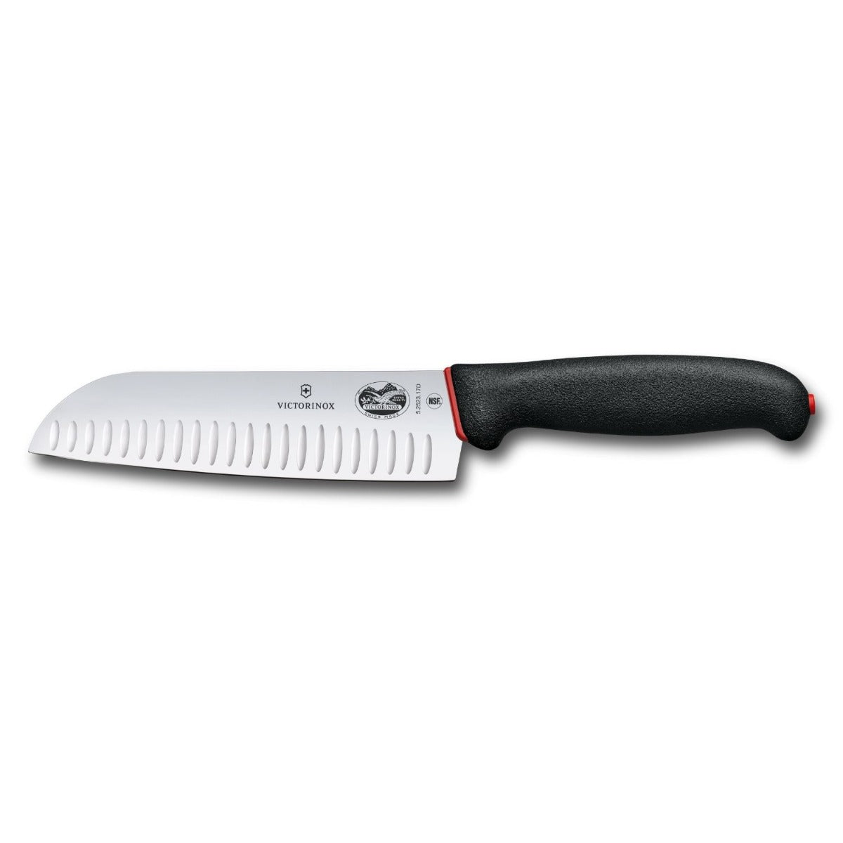 Victorinox Hollow Edge Santoku Knife 17 cm Dual Grip Handle 5.2523.17D