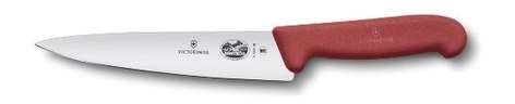 Victorinox Chef's Knife 25 cm Red Handle Fibrox 5.2001.25