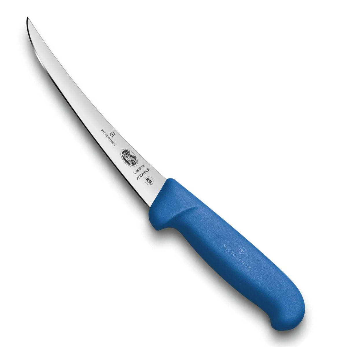 Victorinox Μαχαίρι ξεκοκαλίσματος με καμπύλη στενή και εύκαμπτη λάμα 12 εκατ. μπλε λαβή Fibrox 5.6612.12