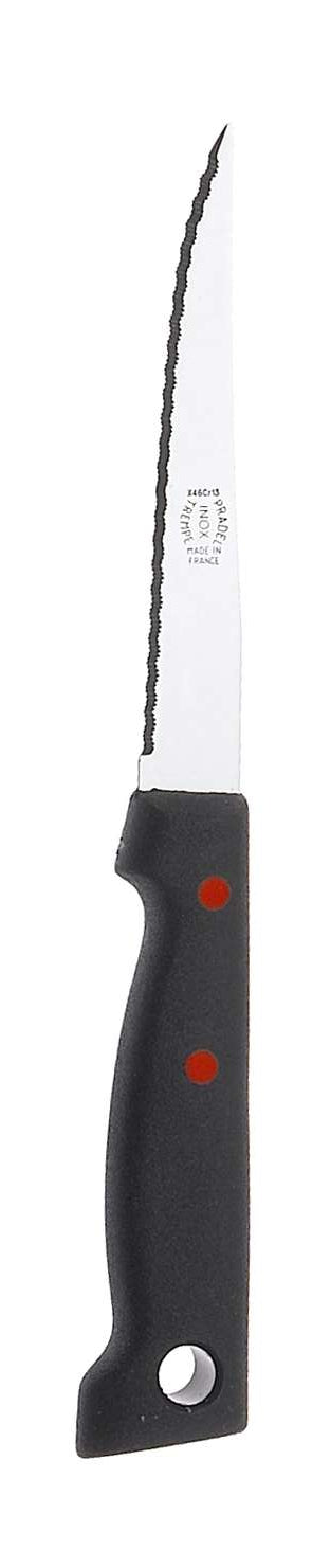 Andre verdier Serrated Steak Knife 11 cm Black Handle Dynamit 57NRR