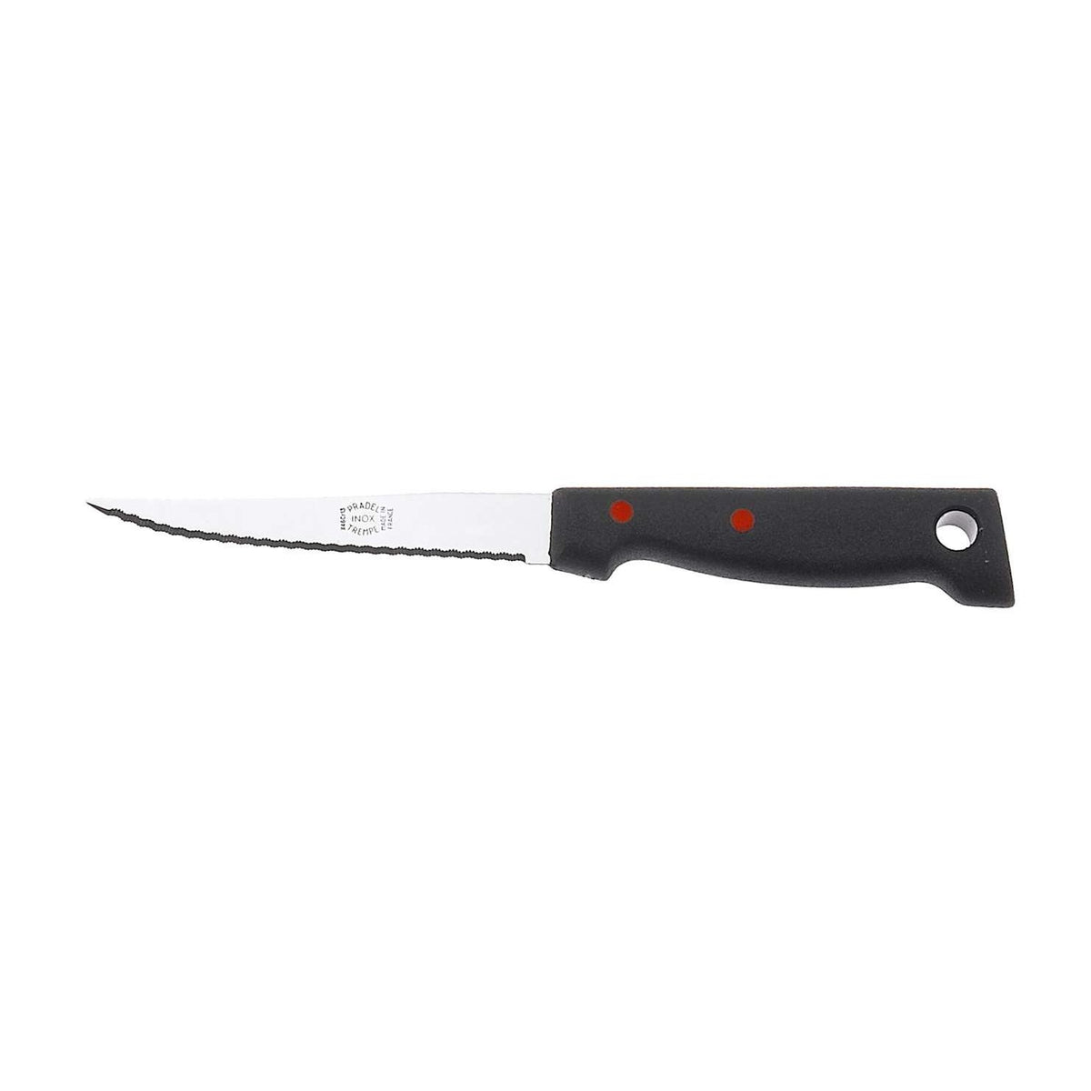 Andre verdier Serrated Steak Knife 11 cm Black Handle Dynamit 57NRR