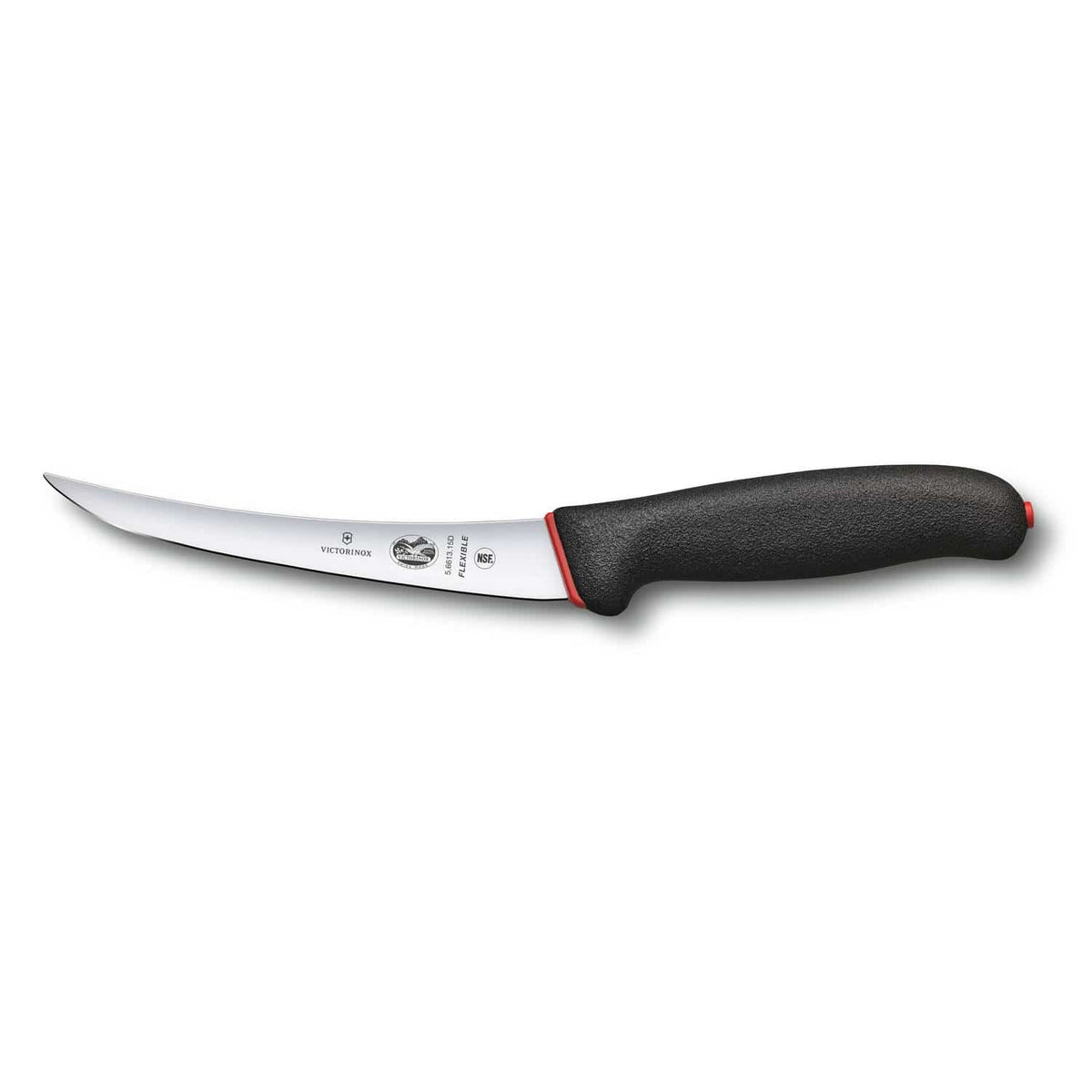Victorinox Boning Knife Curved, Narrow, Flexible Blade 15 cm Dual Grip Handle 5.6613.15D