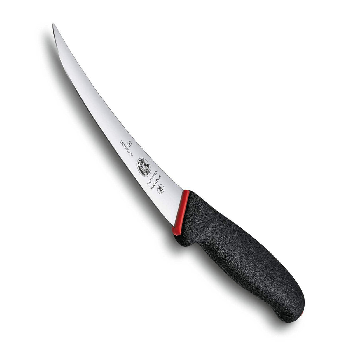 Victorinox Boning Knife Curved, Narrow, Flexible Blade 15 cm Dual Grip Handle 5.6613.15D