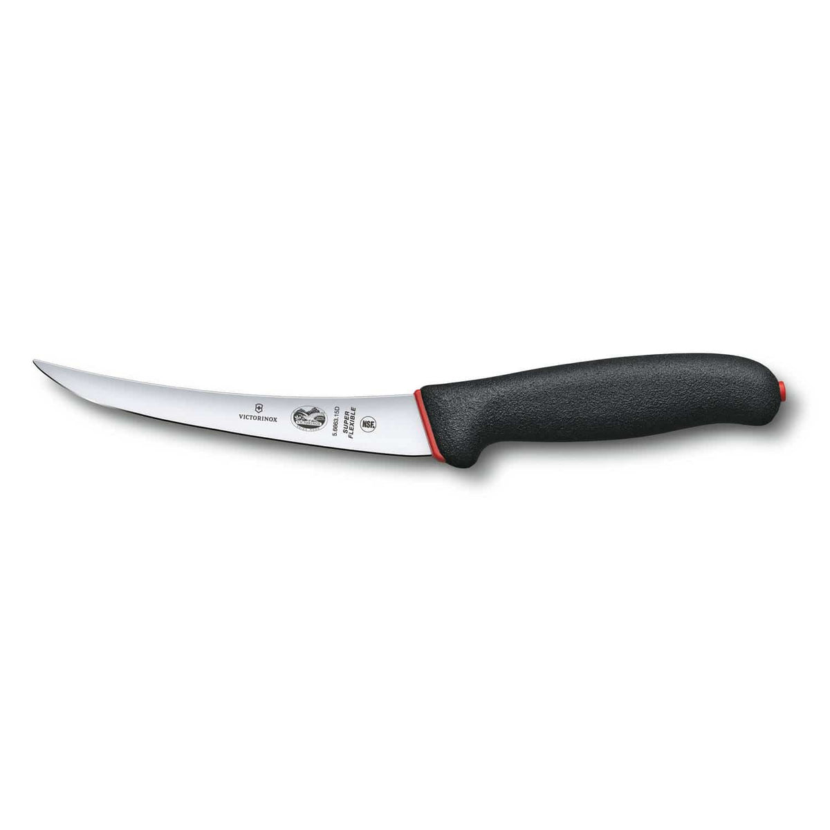 Victorinox Boning Knife Curved, Narrow Extra Flexible Blade 15 cm Dual Grip Handle 5.6663.15D