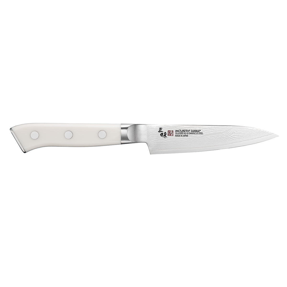 Mcusta zanmai Damascus Utility Knife 11 cm Classic Damascus Corian HKC-3001D