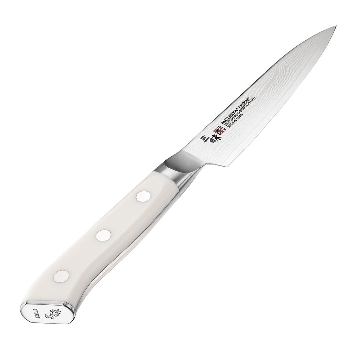 Mcusta zanmai Damascus Utility Knife 11 cm Classic Damascus Corian HKC-3001D