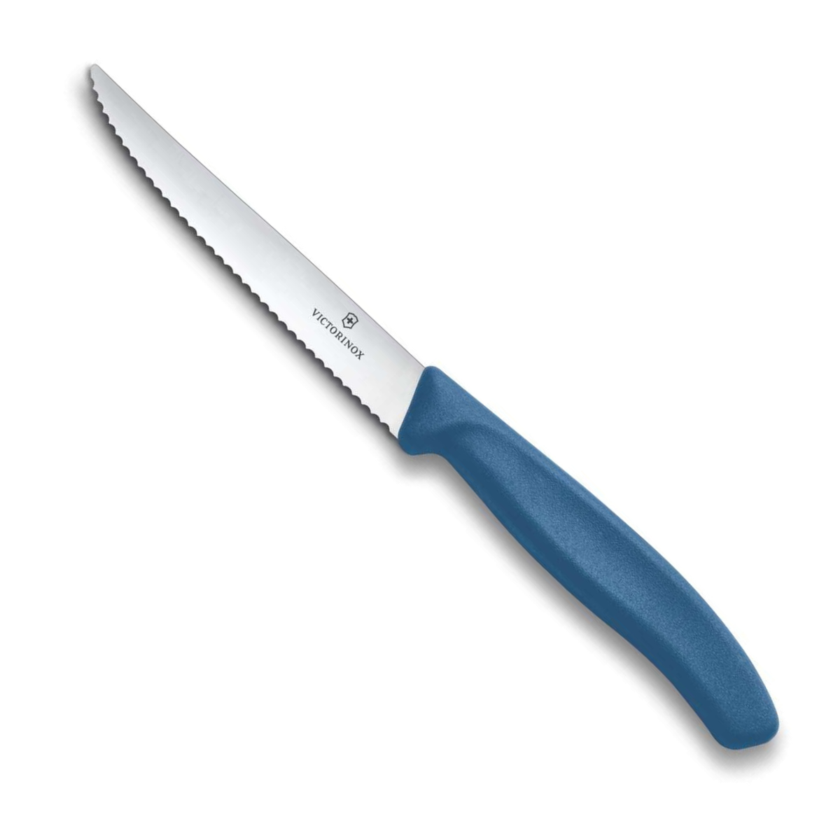 Victorinox Μαχαίρι steak 11 εκατ. οδοντωτό μπλε λαβή Swiss Classic 6.7232.C1