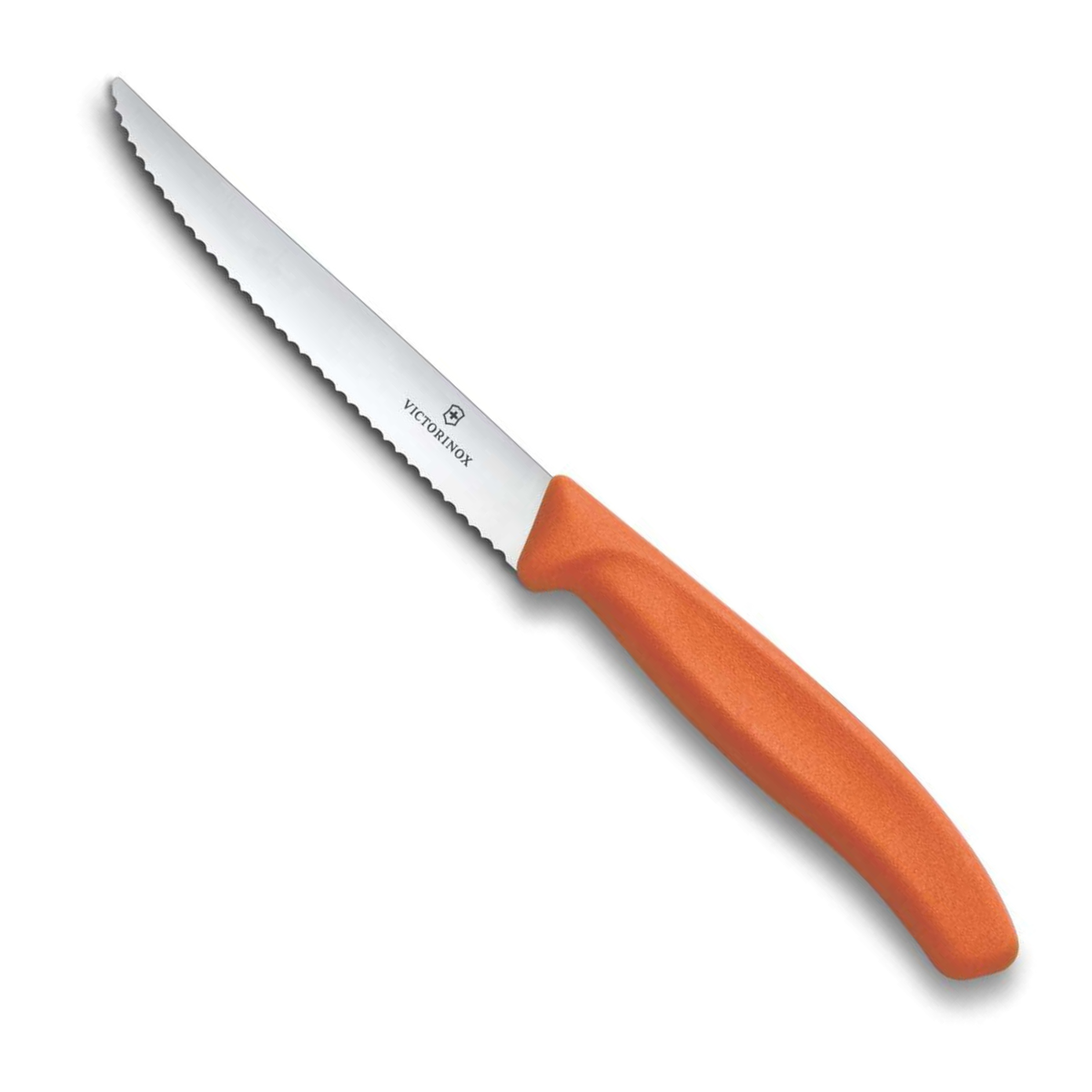 Victorinox Μαχαίρι steak 11 εκατ. οδοντωτό πορτοκαλί λαβή Swiss Classic 6.7239.C1
