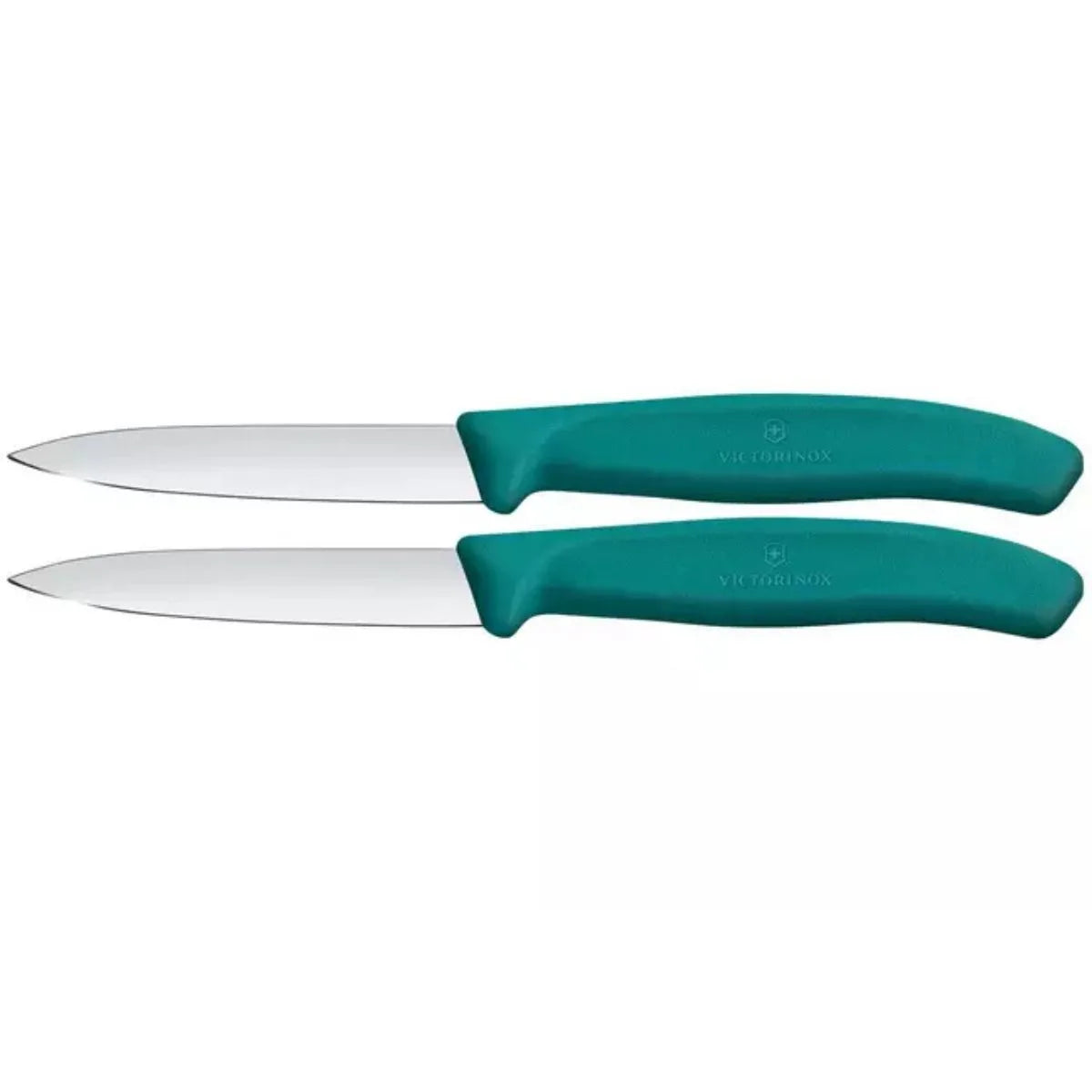 Victorinox Μαχαίρια κουζίνας 8 εκατ. μυτερά πράσινη λαβή σετ 2 τμχ Swiss Classic 6.7604.2C1
