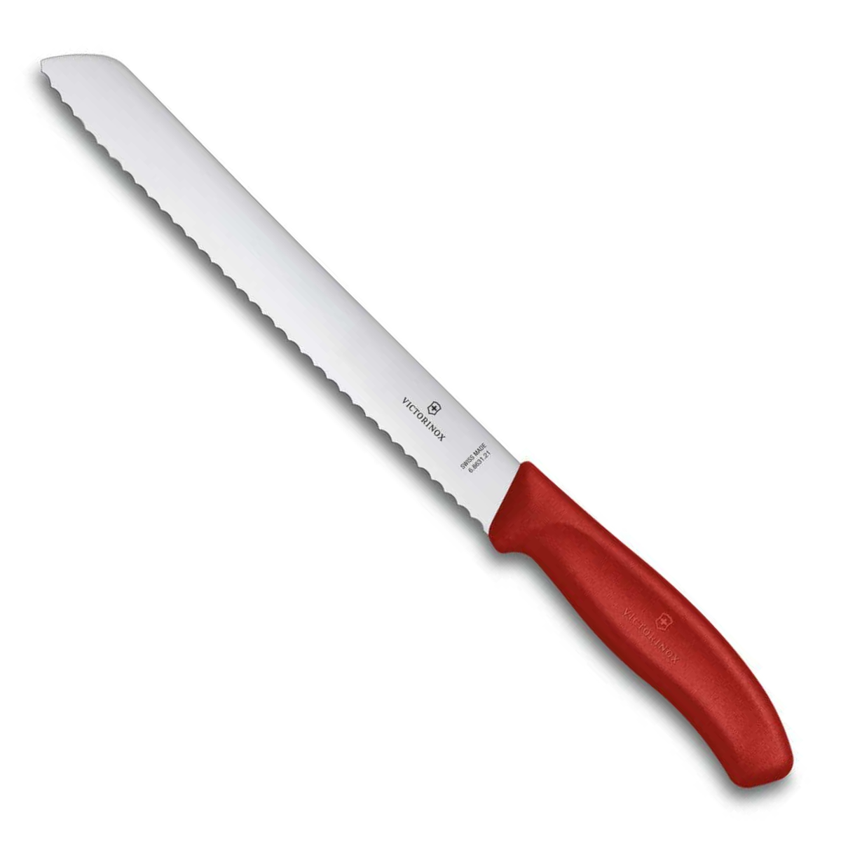 Victorinox Bread Knife 21 cm Red Handle Swiss Classic 6.8631.21B