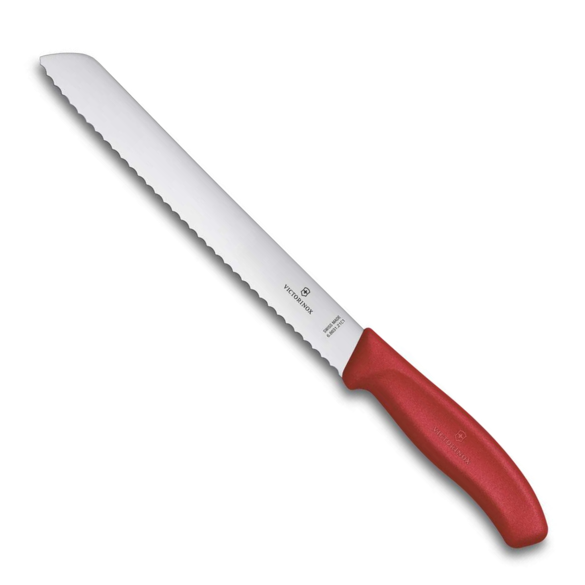 Victorinox Μαχαίρι ψωμιού 21 εκατ. κόκκινη λαβή Swiss Classic