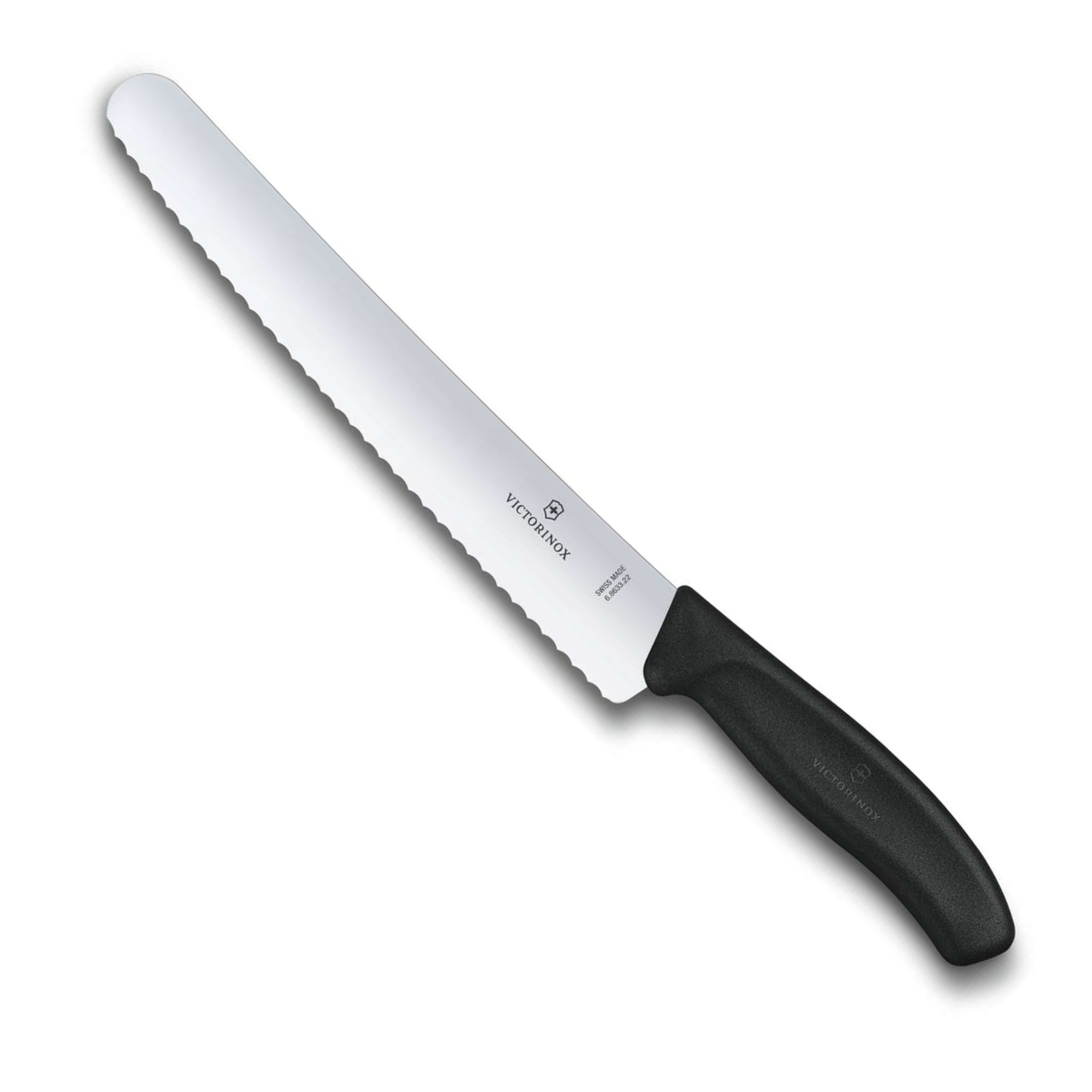 Victorinox Μαχαιρι τεμαχισμού-ζαχαροπλαστικης 22 εκατ. οδοντωτό Swiss Classic 6.8633.22B