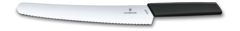 Victorinox Serrated Bread - Pastry Knife 26 cm Black Handle Swiss Modern