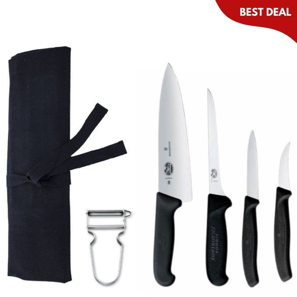 Victorinox Chef's Knife 6-Piece Set With Knife Case 602104
