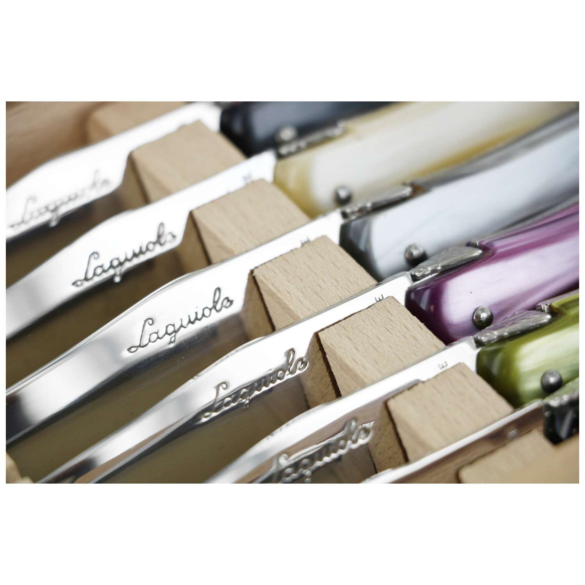 Andre verdier Steak Knife 12 cm 6-Piece Set Gift Box Clairiere Laguiole Deluxe 606.25CLCB