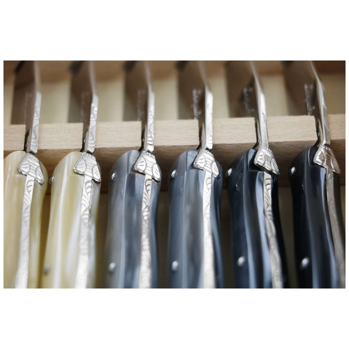 Andre verdier Steak Knife 12 cm 6-Piece Set Gift Box Neutral Laguiole Deluxe