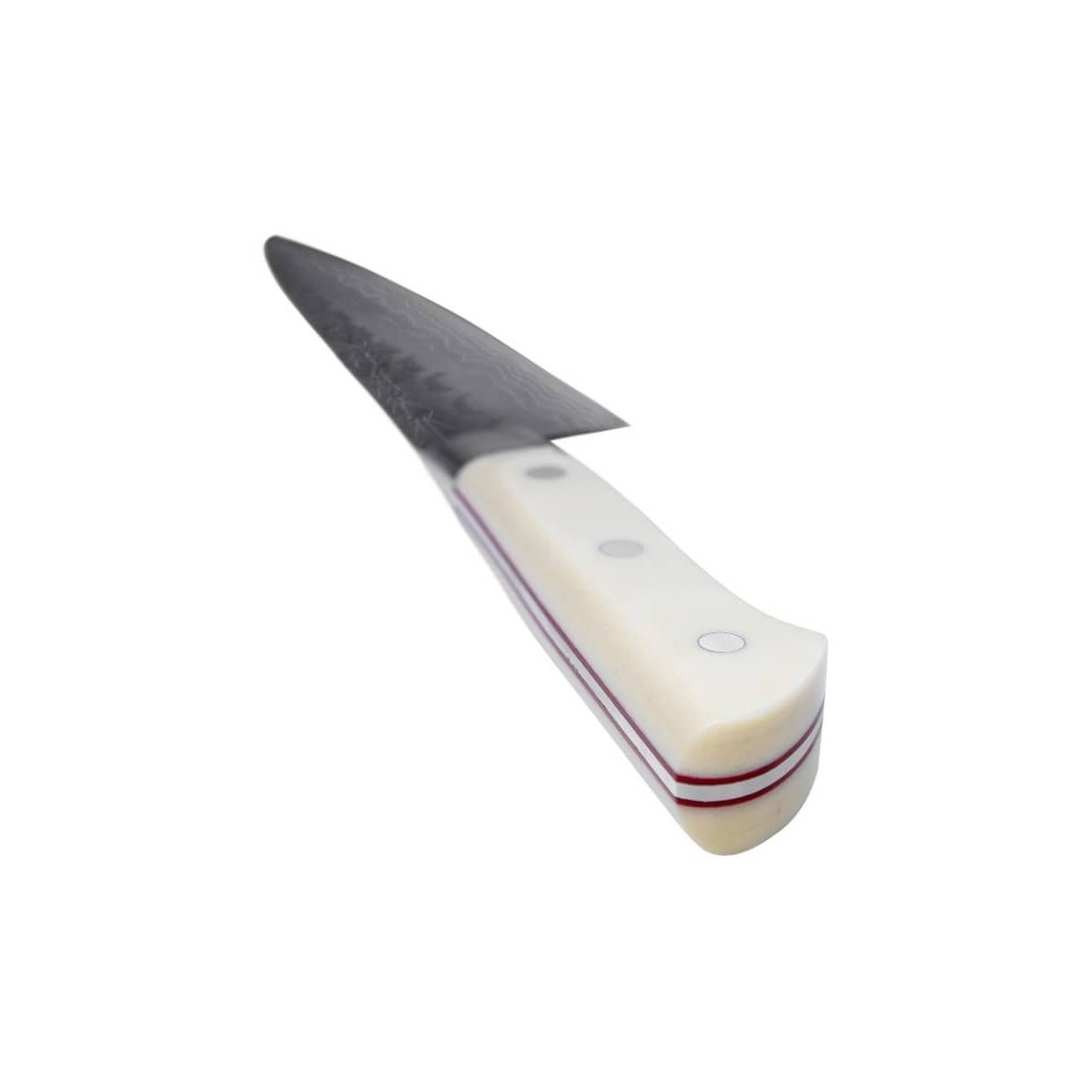 Tojiro Handmade Hammered Aogami Damascus Chef's Knife 18 cm Micarta Handle