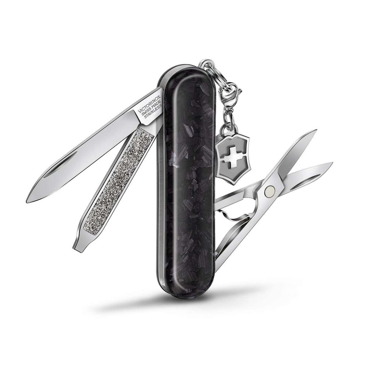 Victorinox Classic SD Brilliant Swiss Army Knife 58 mm 5 Functions Carbon 0.6221.90