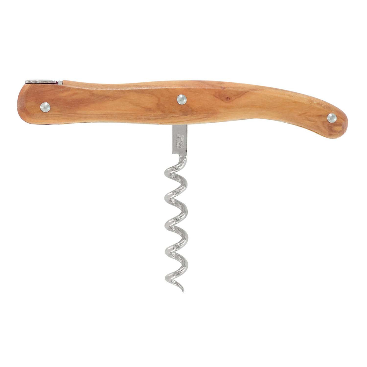 Andre verdier Bottle Opener Olive Wood Handle Laguiole Debutant Country 6648OSP