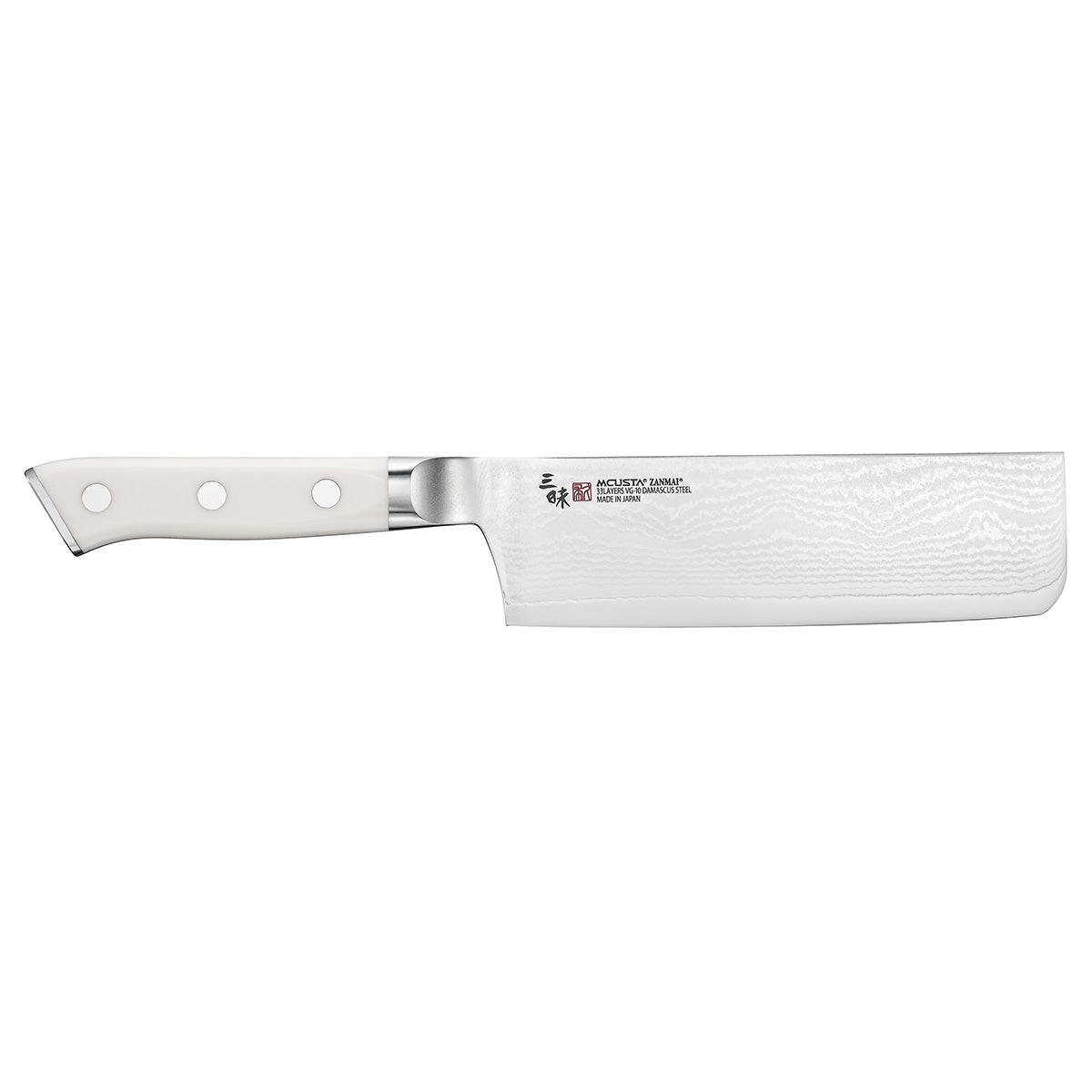 Mcusta zanmai Damascus Nakiri Knife 16.5 cm Classic Damascus Corian HKC-3008D