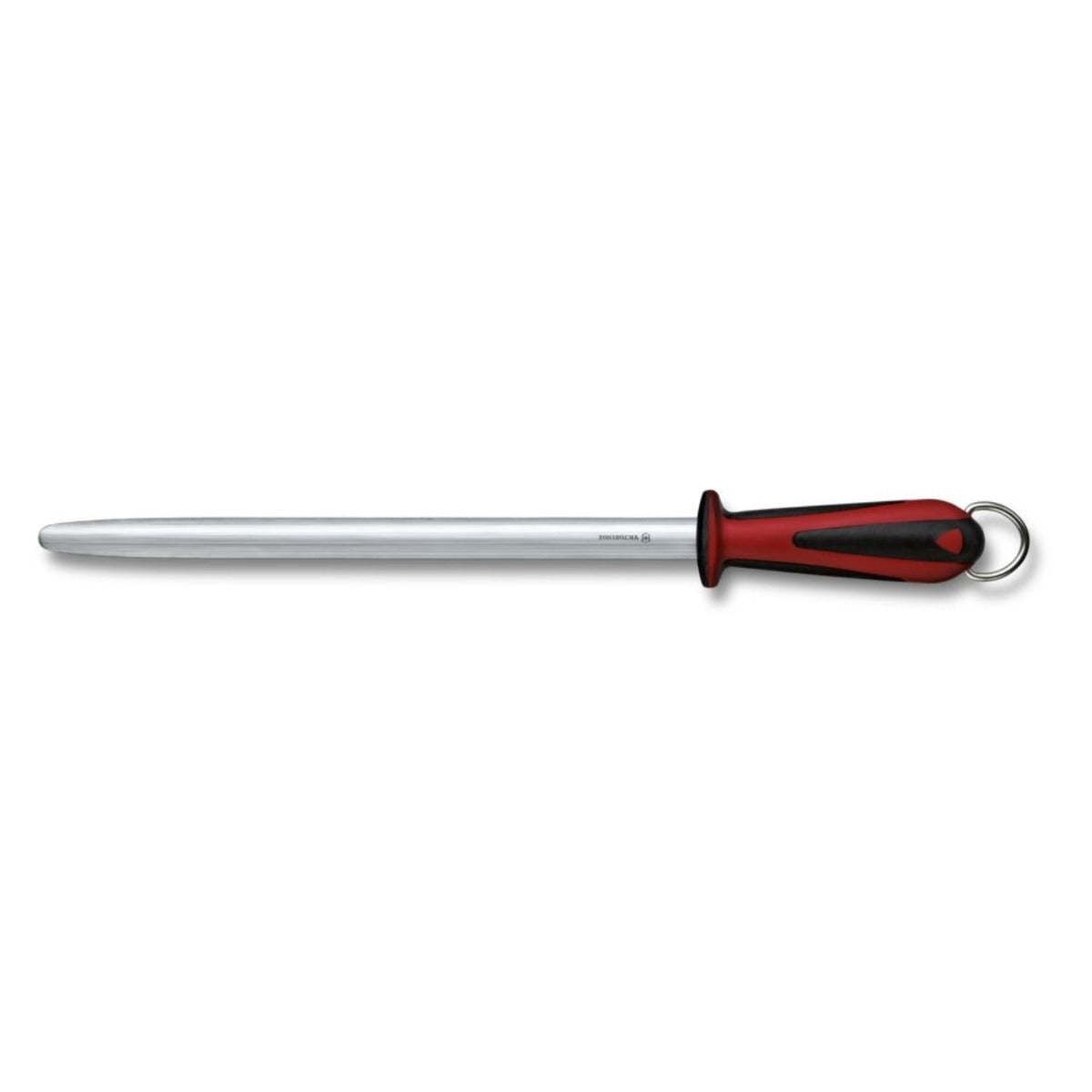 Victorinox Sharpening Steel 30 cm Oval Fine Grit, Dual Grip Handle 7.8521