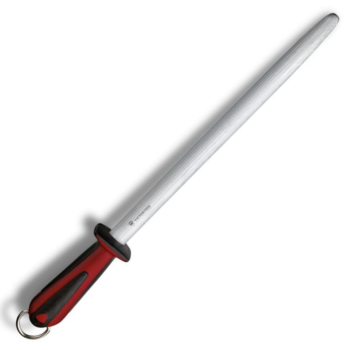 Victorinox Sharpening Steel 30 cm Oval Fine Grit, Dual Grip Handle 7.8521