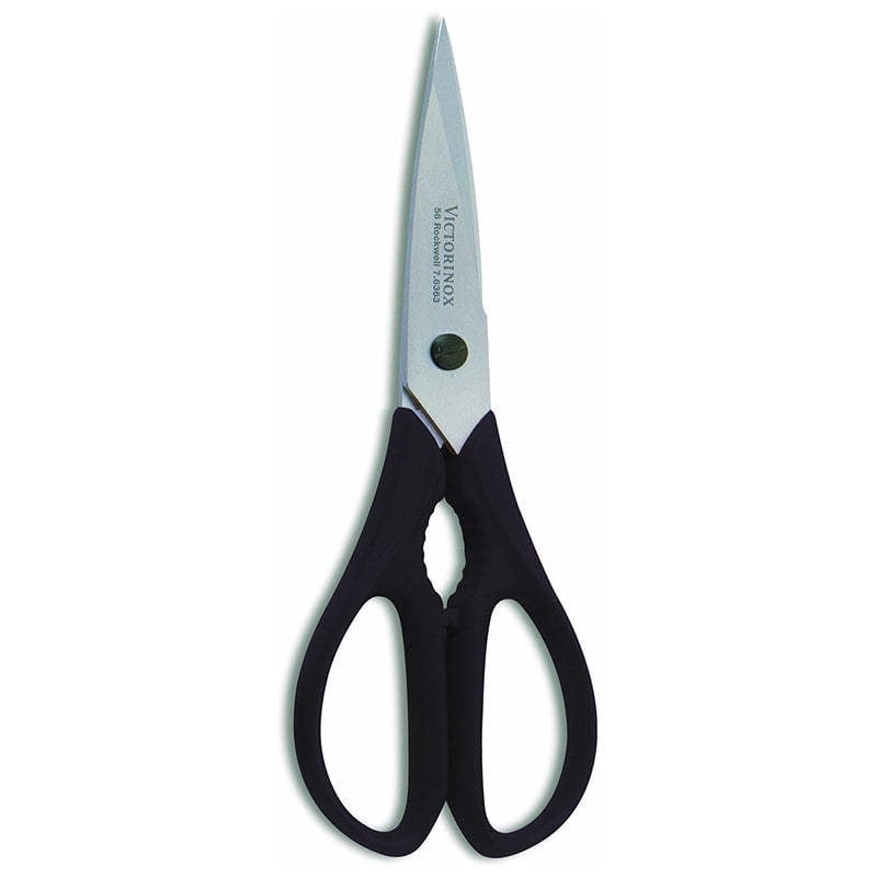 Victorinox Stainless Steel General Use Scissors Black Handle 7.6363.3