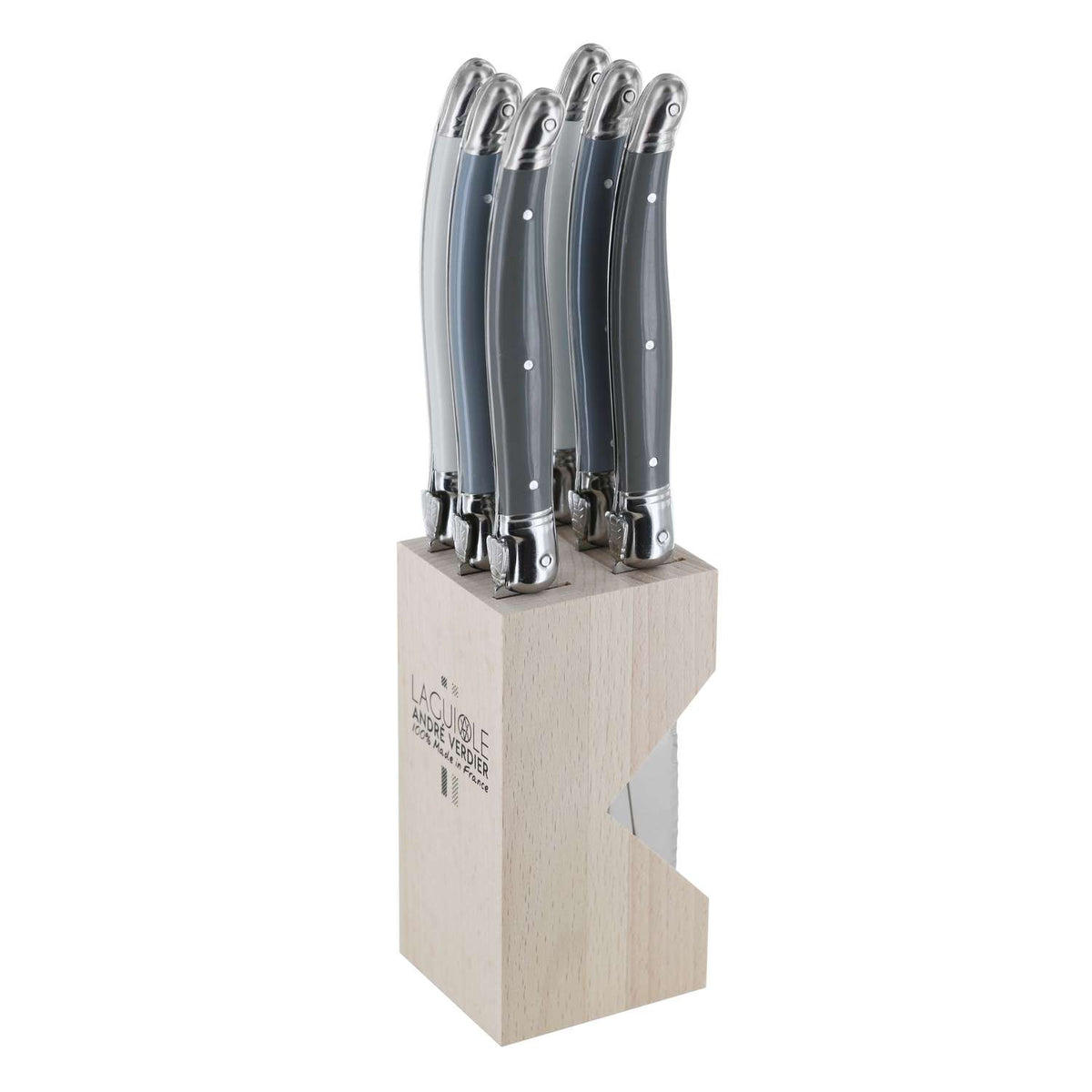 Andre verdier Knife Block 6-Piece Set Mystify Laguiole Debutant 706MYSBBP
