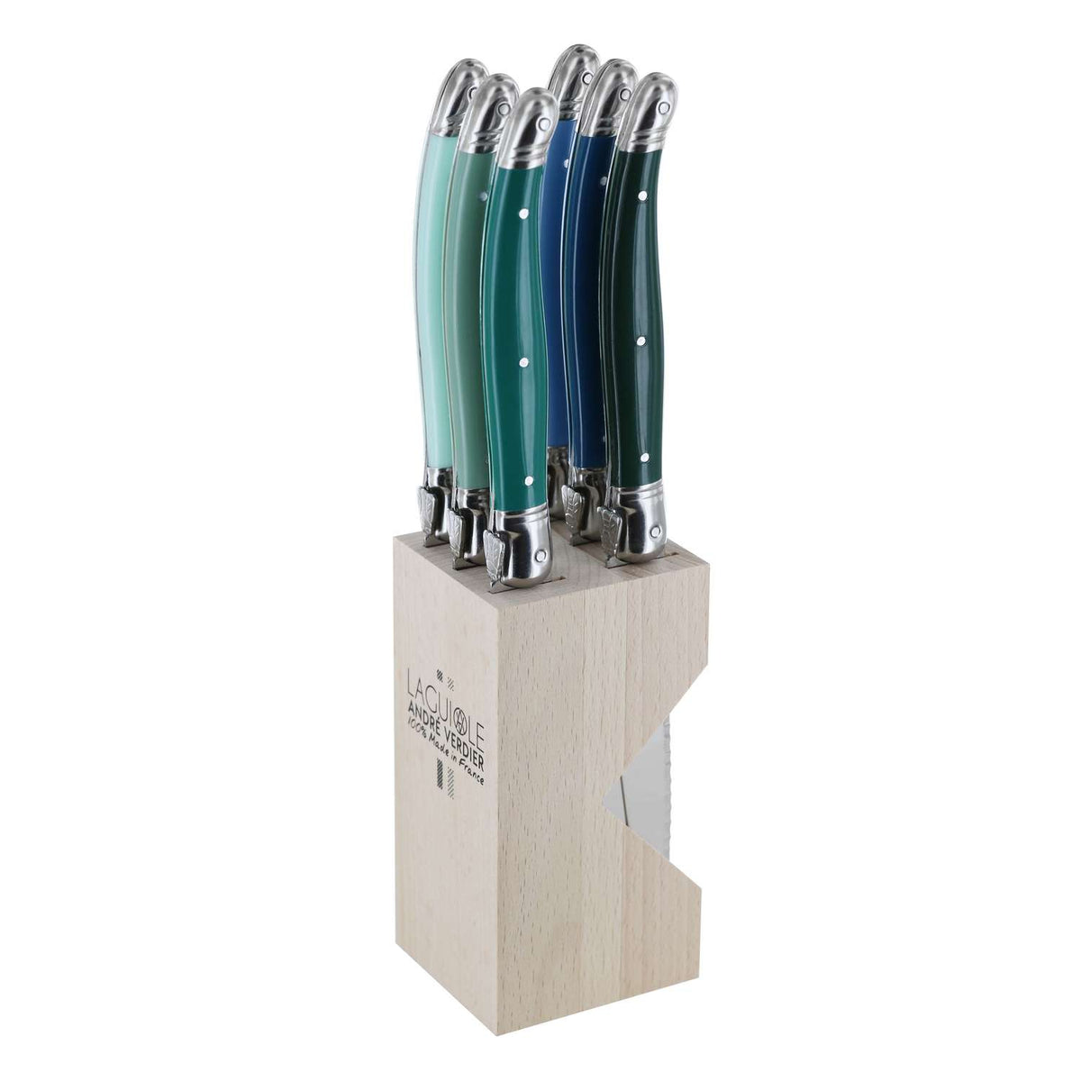 Andre verdier Knife Block 6-Piece Set Terra Laguiole Debutant 706TEBBP