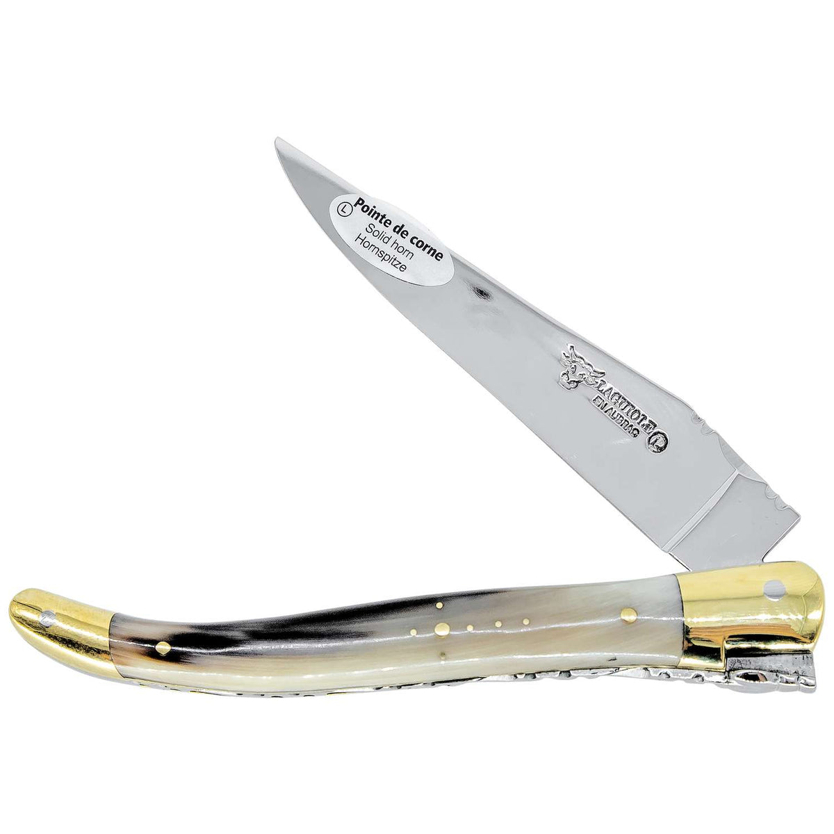 Laguiole en aubrac Folding Knife 12 cm With Horn Handle Laguiole en Aubrac L0212PCFLF