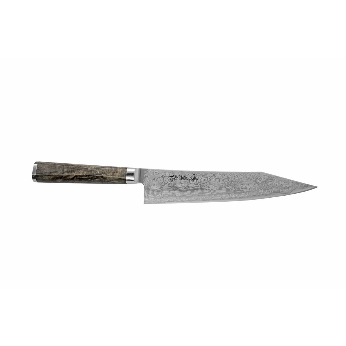 Ryusen Damascus Chef's Knife 21 cm Poplar Handle Oukoku Ryu OK-102