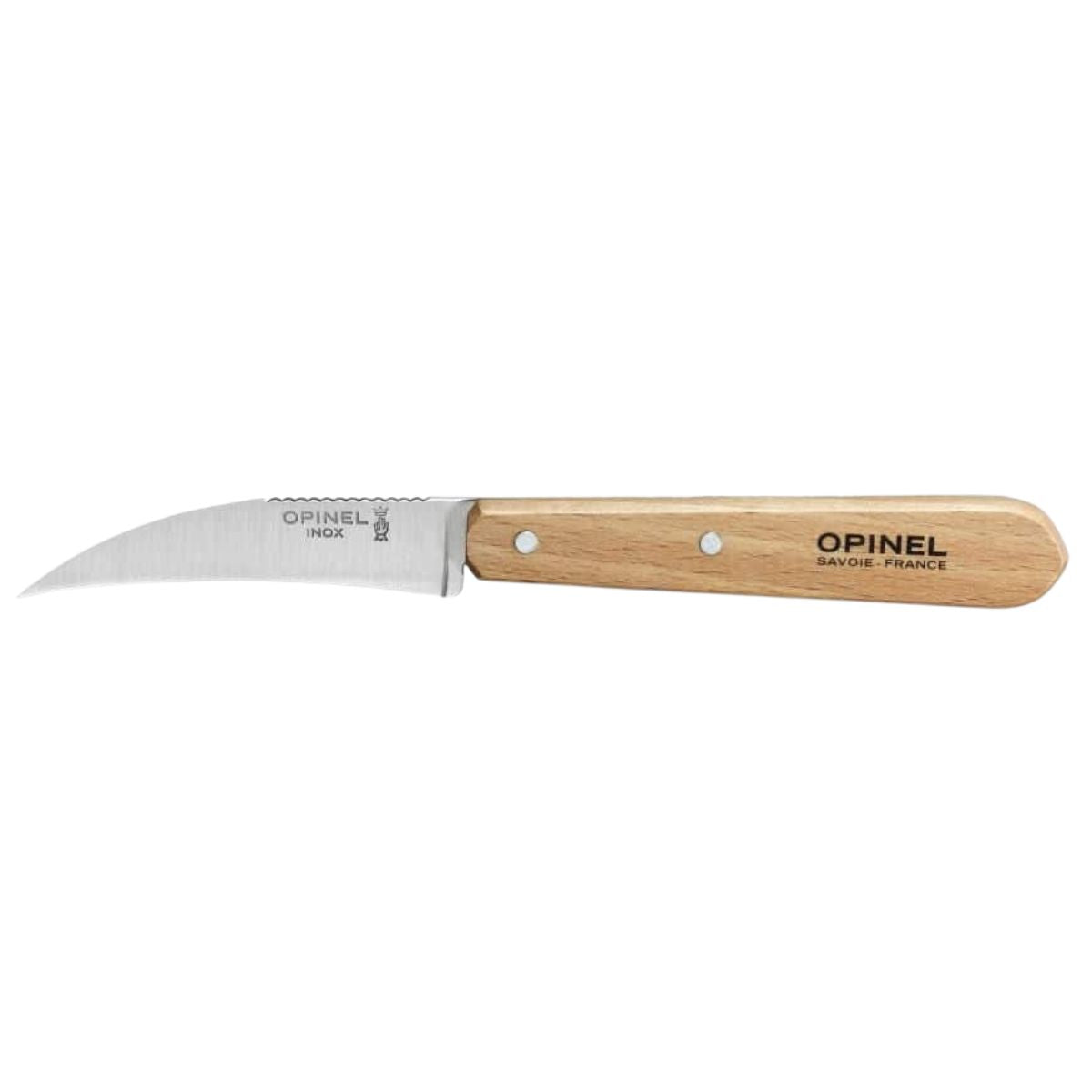 Opinel Peeling Knife 10 cm Wooden Handle No 114 Les Essentiels 001923